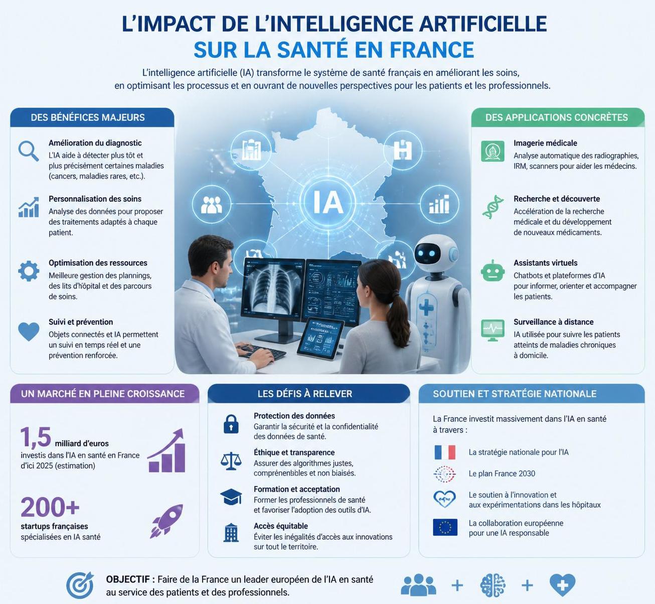 découvrez comment l'intelligence artificielle transforme l'accès aux soins en révolutionnant la relation entre les français et leurs médecins, améliorant ainsi la qualité et la rapidité des consultations.
