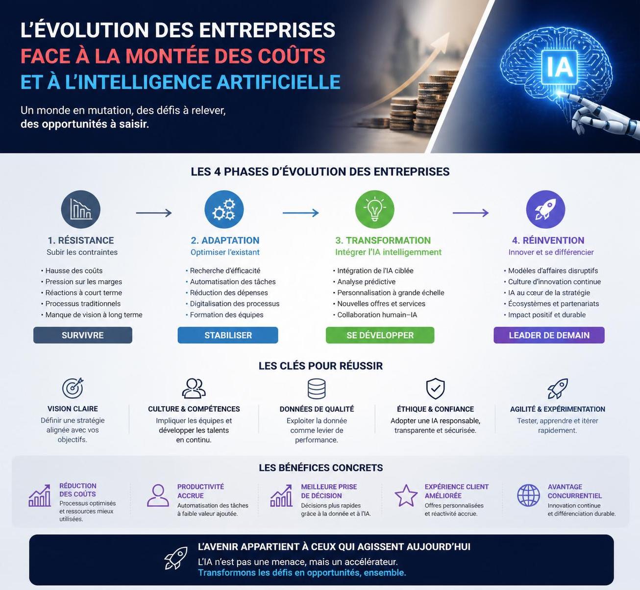 découvrez comment les entreprises font face à la hausse des coûts en adoptant des solutions d'intelligence artificielle plus économiques et efficaces pour optimiser leurs ressources.
