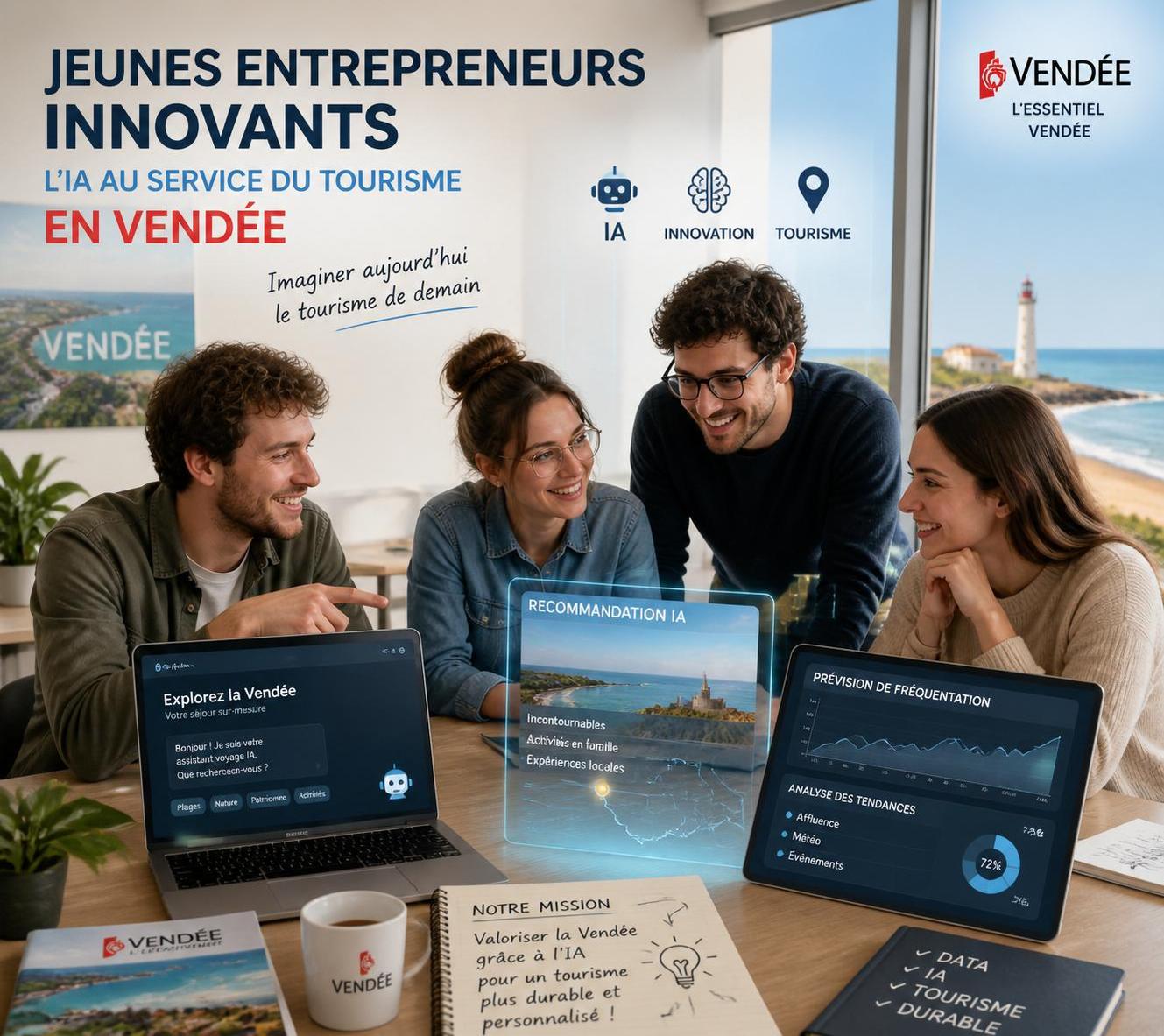 découvrez comment une commune littorale de vendée mise sur les jeunes talents pour innover grâce à l'intelligence artificielle, stimulant ainsi le développement local et technologique.