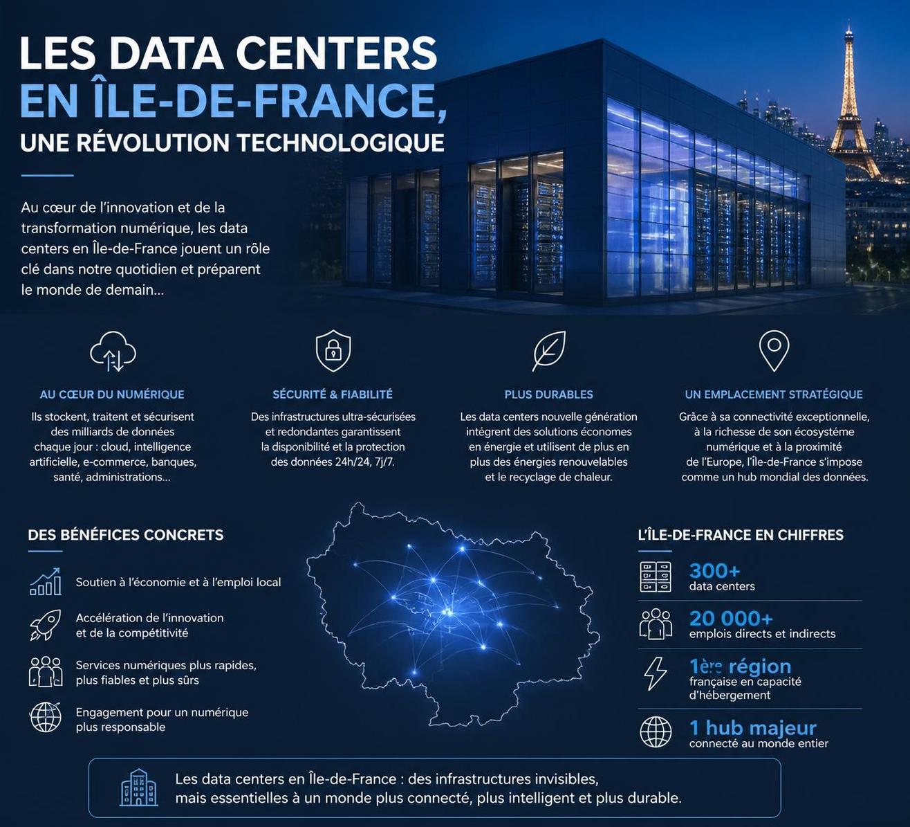découvrez comment la demande croissante en intelligence artificielle stimule le développement et l'expansion des data centers en île-de-france, renforçant ainsi la position régionale dans le secteur technologique.