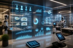 découvrez comment l'intelligence artificielle révolutionne la gestion d'entreprise en automatisant le recrutement, la fixation des salaires, l'élaboration des menus et la sélection des fournisseurs pour une efficacité optimale.
