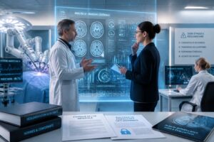 découvrez comment l’intelligence artificielle transforme la médecine, entre innovations prometteuses et enjeux éthiques nécessitant vigilance.