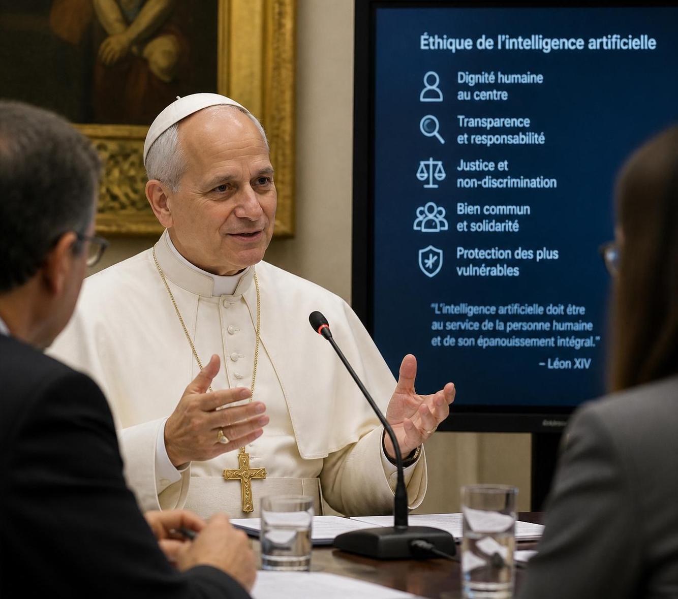 découvrez l'initiative historique du pape léon xiv qui instaure un comité pour encadrer l’éthique de l’intelligence artificielle, alliant foi et technologie.