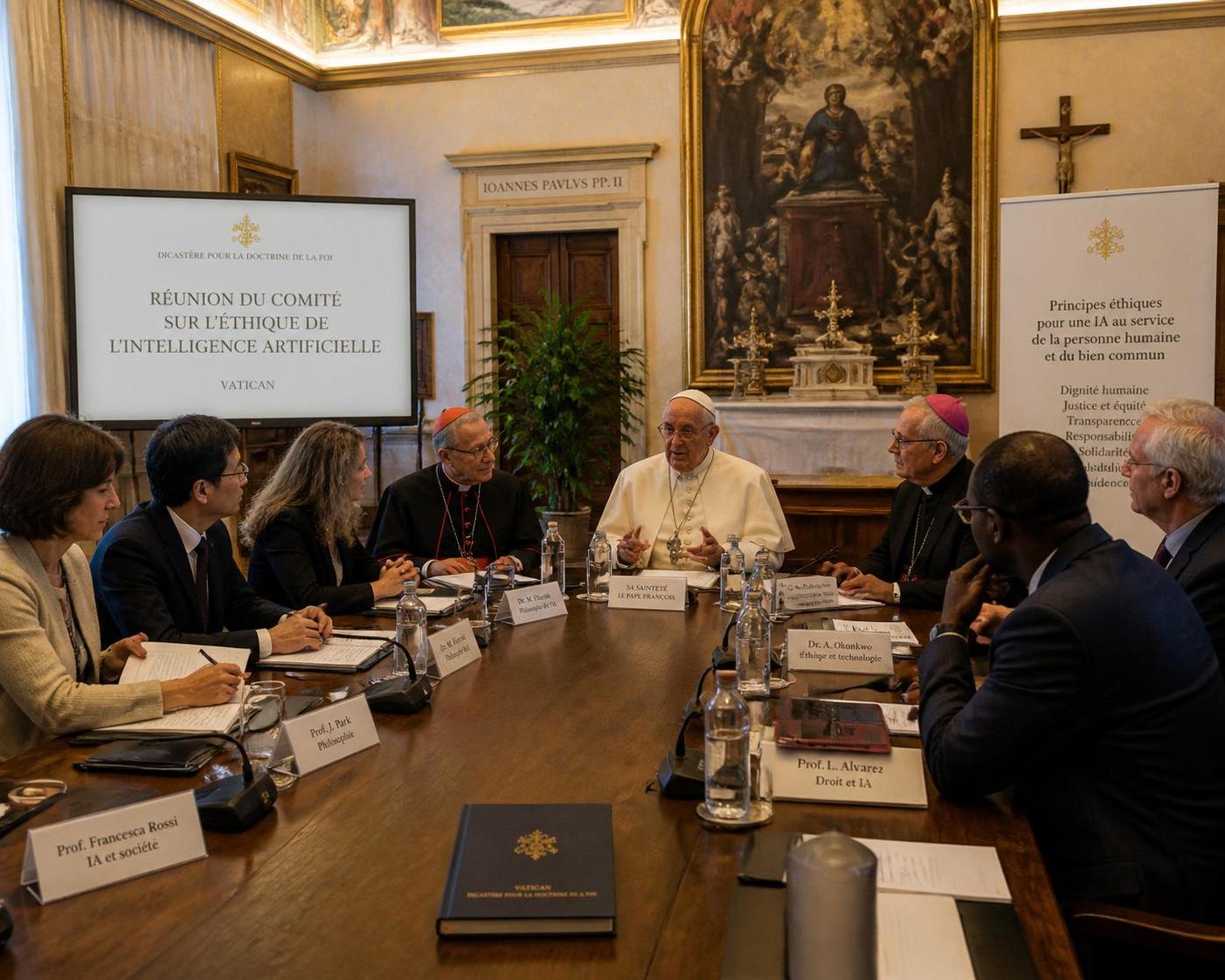 le pape léon xiv instaure un comité dédié à l’éthique de l’intelligence artificielle afin de guider le développement responsable de cette technologie révolutionnaire.