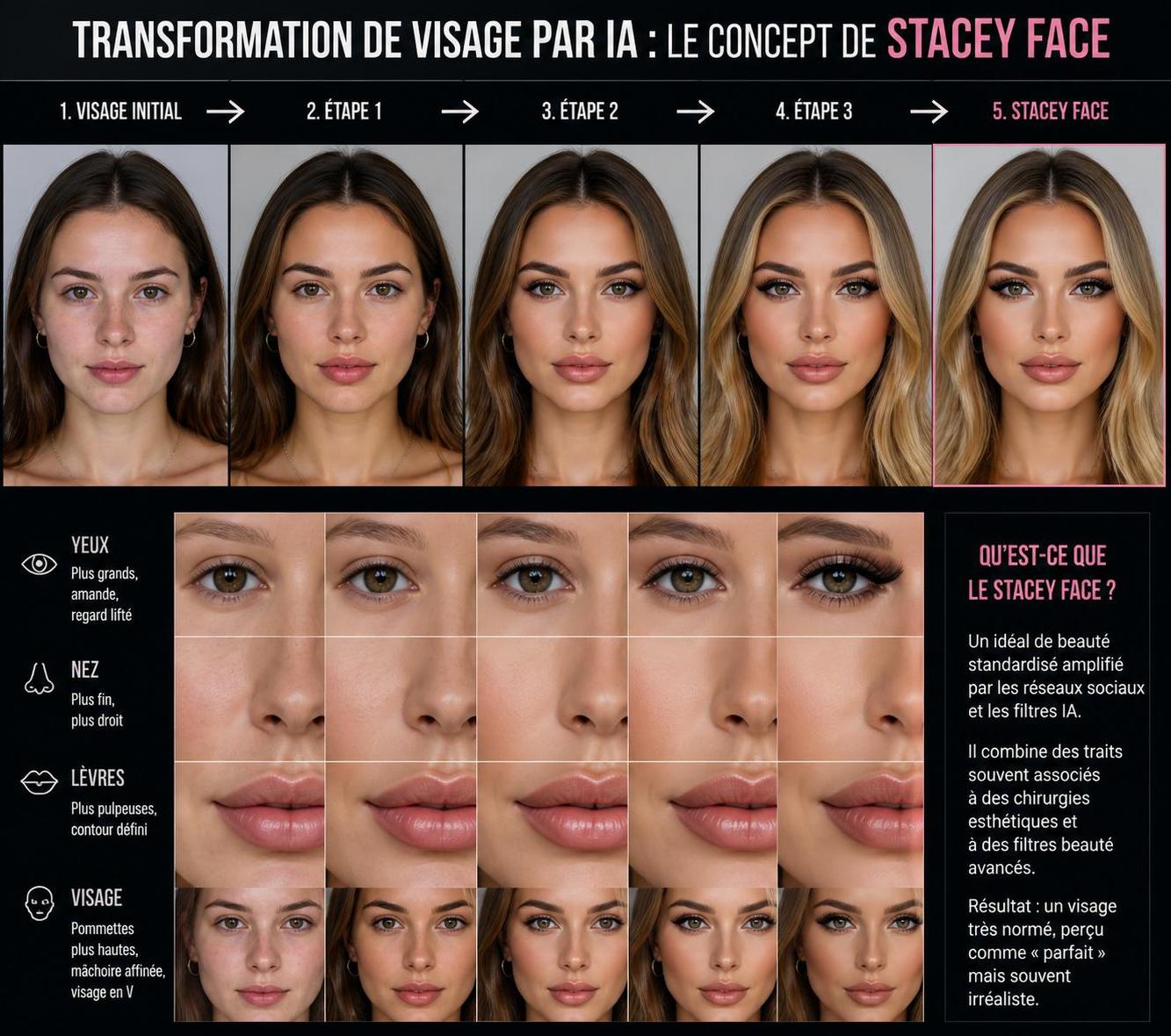 découvrez comment l'ia transforme les standards de beauté avec le phénomène « stacey face », entre fascination et inquiétude.