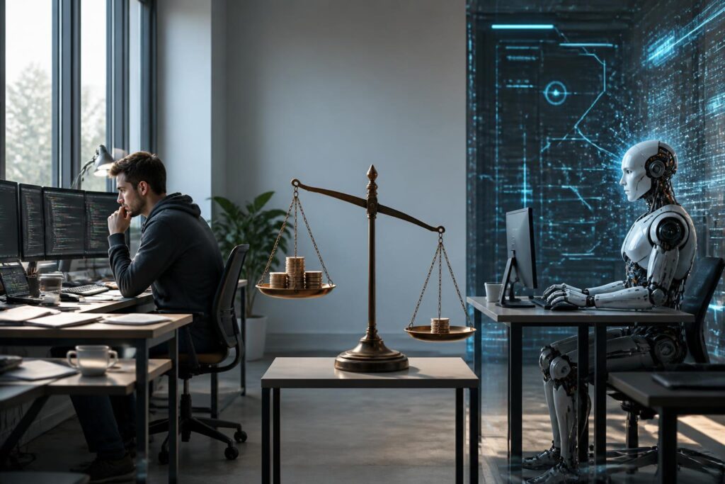découvrez si le coût de l'intelligence artificielle dépasse réellement celui d'un développeur humain et explorez les enjeux économiques de cette technologie innovante.