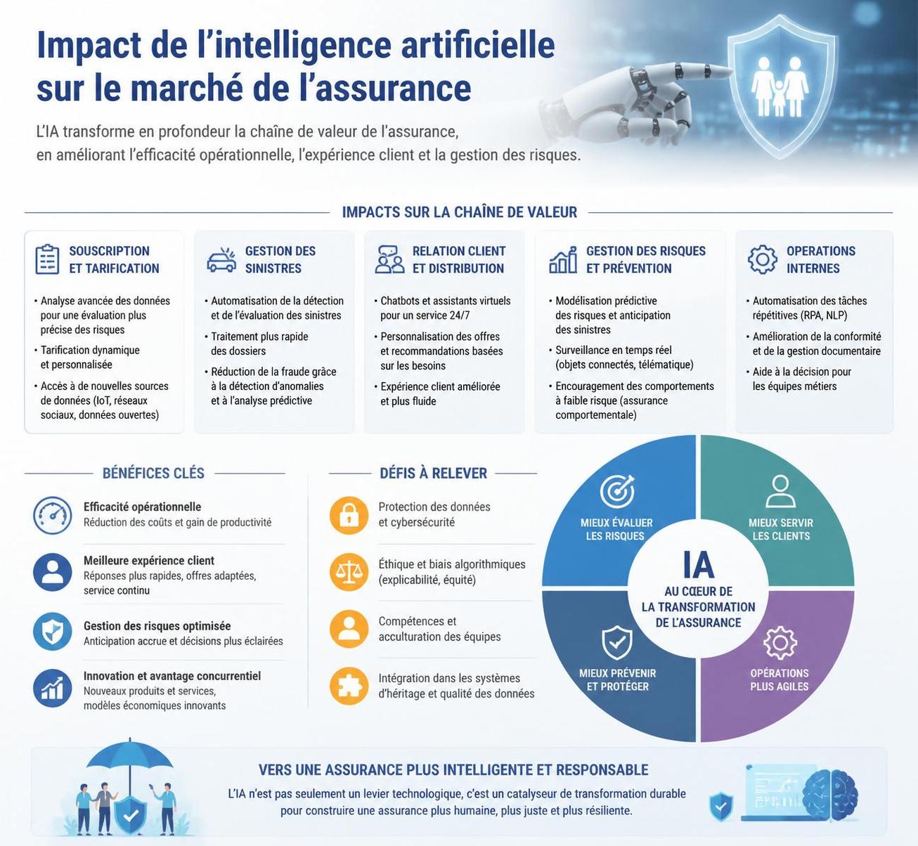 découvrez comment l’intelligence artificielle transforme le secteur de l’assurance et menace l’avenir des agences traditionnelles.