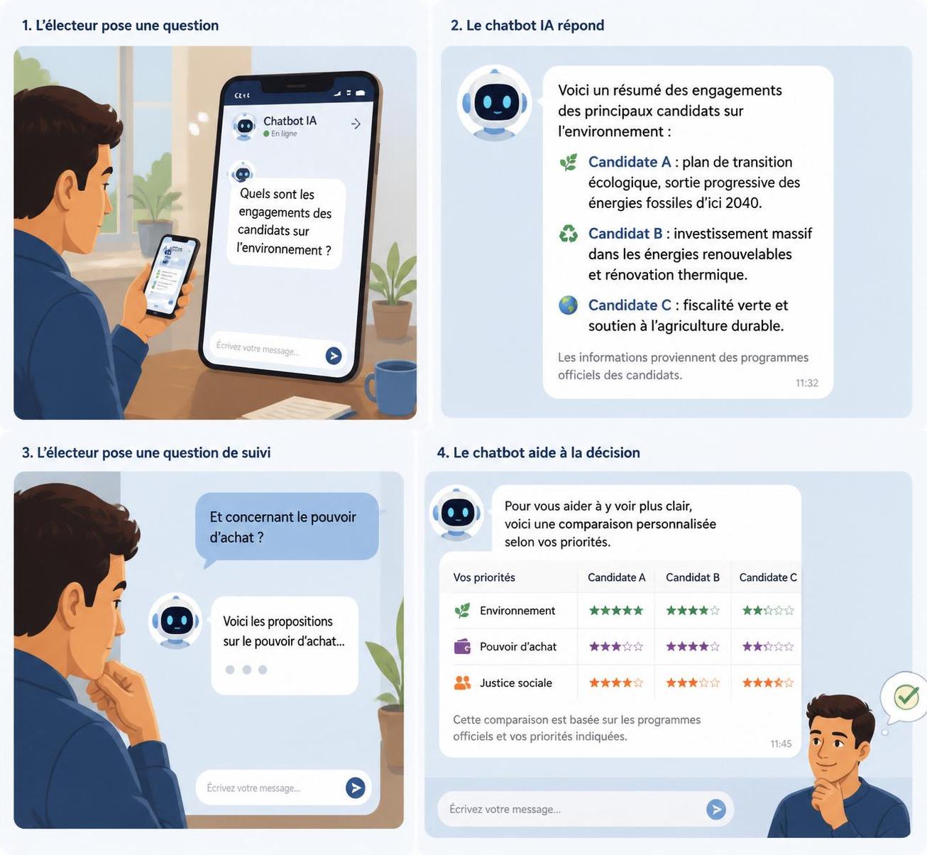 découvrez comment les chatbots d'intelligence artificielle pourraient jouer un rôle clé dans la présidentielle 2027 en influençant les choix des électeurs et en transformant la campagne électorale.