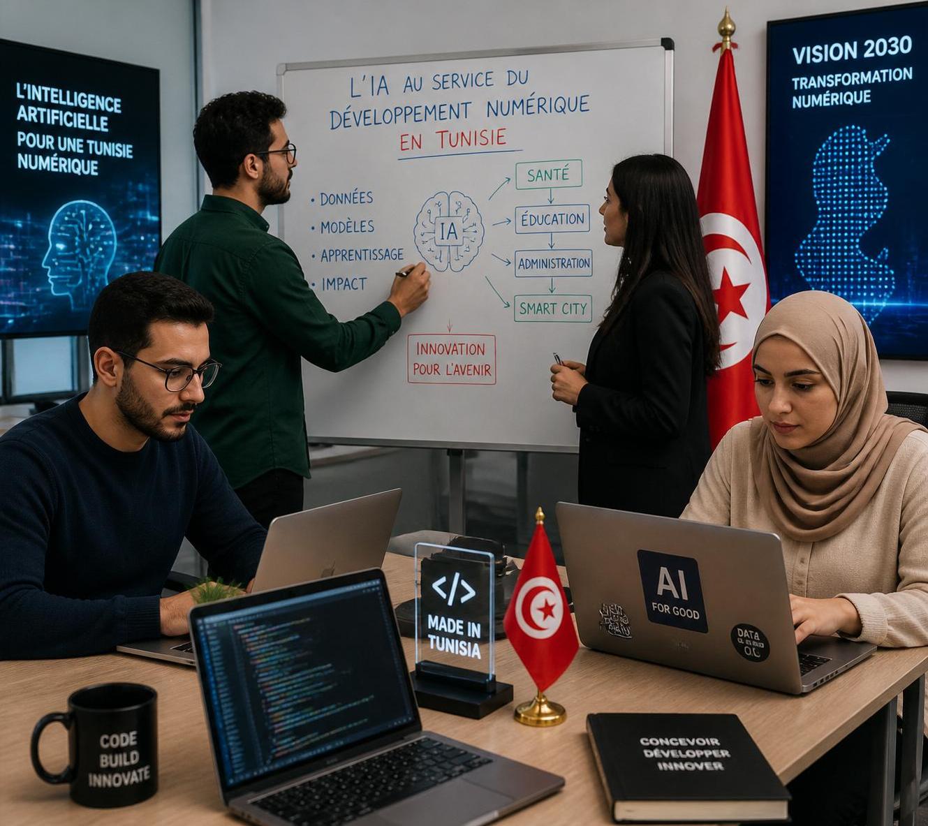 découvrez la stratégie nationale d'intelligence artificielle en tunisie, axée sur les secteurs clés de la santé, de l'agriculture et de l'autonomie numérique pour un développement innovant et durable.