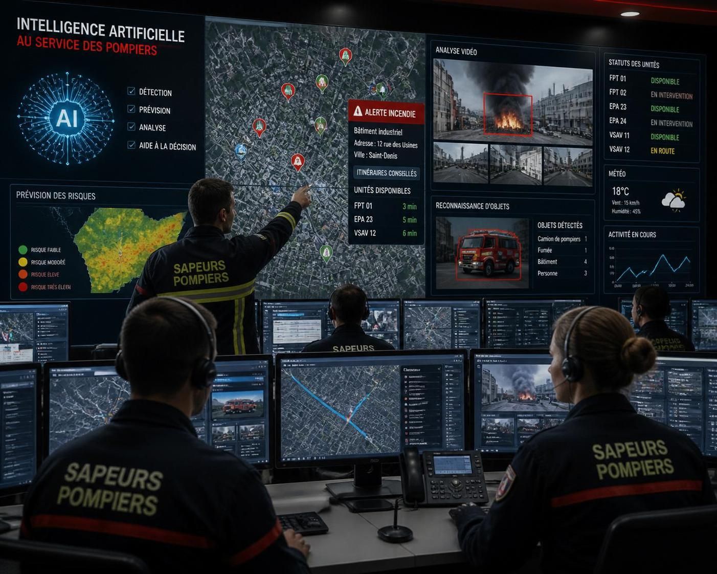 découvrez comment l'intelligence artificielle transforme les techniques de lutte contre les feux de forêt, améliorant la prévention, la détection et les interventions des pompiers.