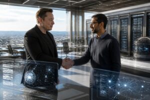 découvrez comment elon musk, après sa collaboration avec anthropic, s'associe désormais avec google pour louer sa puissance de calcul et accélérer les avancées en intelligence artificielle.