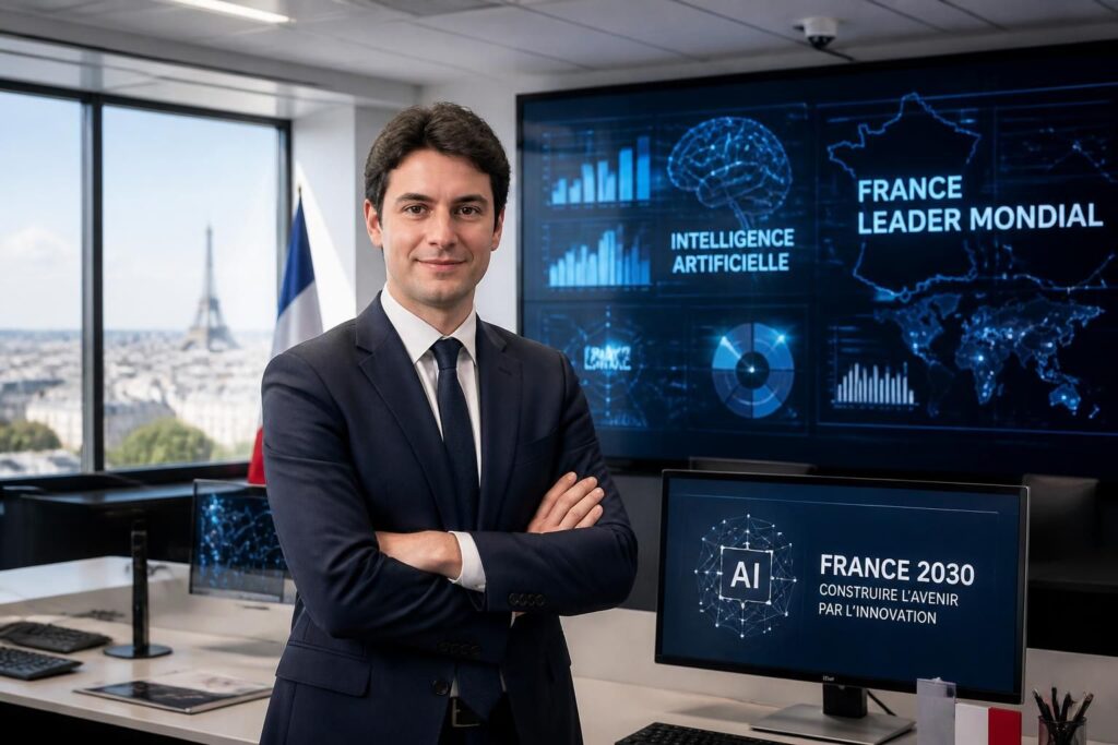gabriel attal exprime sa confiance dans le potentiel de la france pour devenir un leader mondial de l'intelligence artificielle, soulignant les forces et les avancées du pays dans ce domaine stratégique.