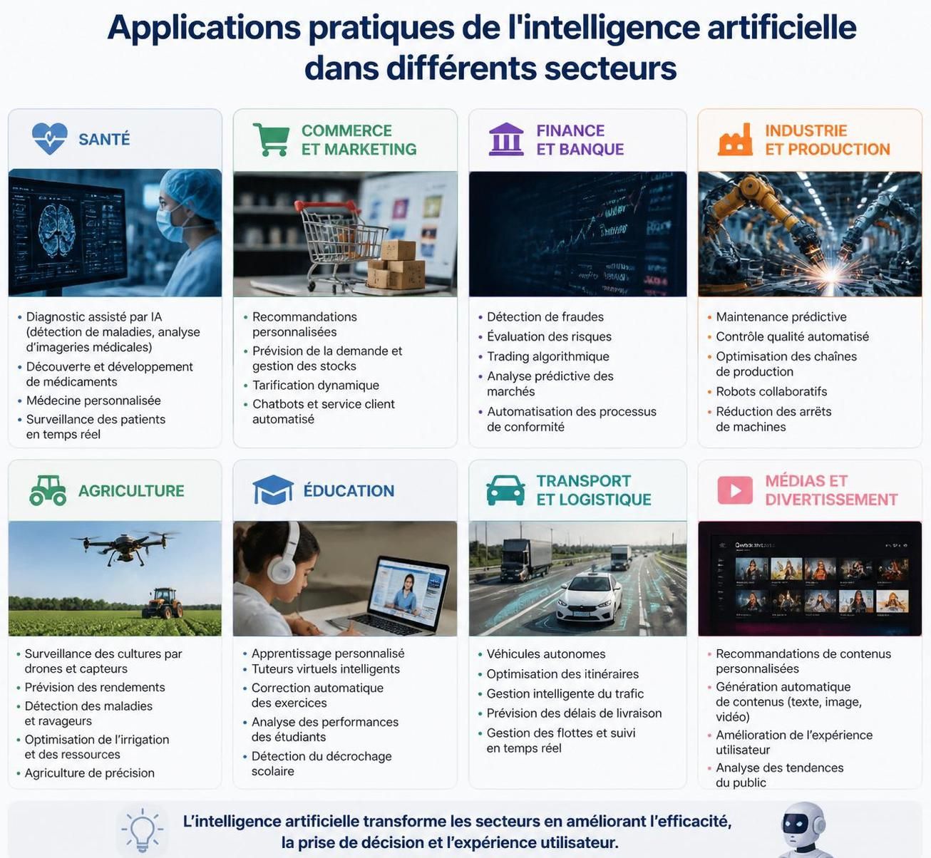 découvrez les vérités et les idées reçues sur l'intelligence artificielle, en explorant ses applications concrètes et les mythes qui l'entourent.