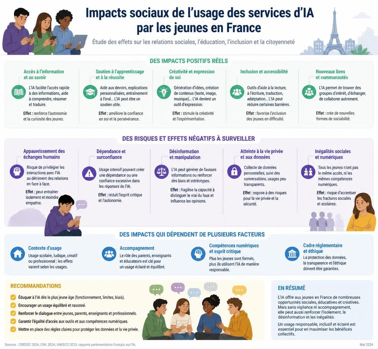 en avril, plus de la moitié des français ont testé un service d'intelligence artificielle, avec un engouement particulièrement fort chez les jeunes générations.
