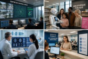 découvrez quatre exemples inspirants d'intelligence artificielle qui transforment et enrichissent les services publics, améliorant ainsi l'efficacité et l'expérience des citoyens.