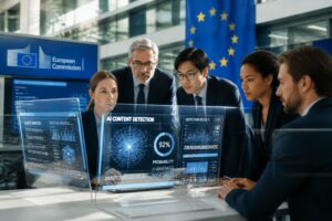 découvrez l'outil innovant lancé par la commission européenne pour détecter les contenus générés par intelligence artificielle, assurant plus de transparence et de sécurité en ligne.