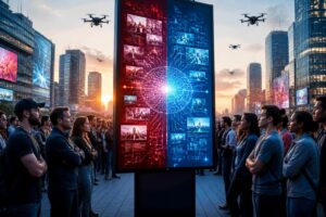 découvrez comment l'intelligence artificielle influence les médias et analyse son rôle potentiel dans l'aggravation de la polarisation sociale.