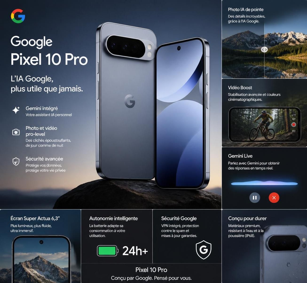 découvrez notre offre exclusive du jour : le smartphone google pixel 10 pro à un prix exceptionnel. profitez vite de cette promotion unique pour un téléphone haut de gamme !