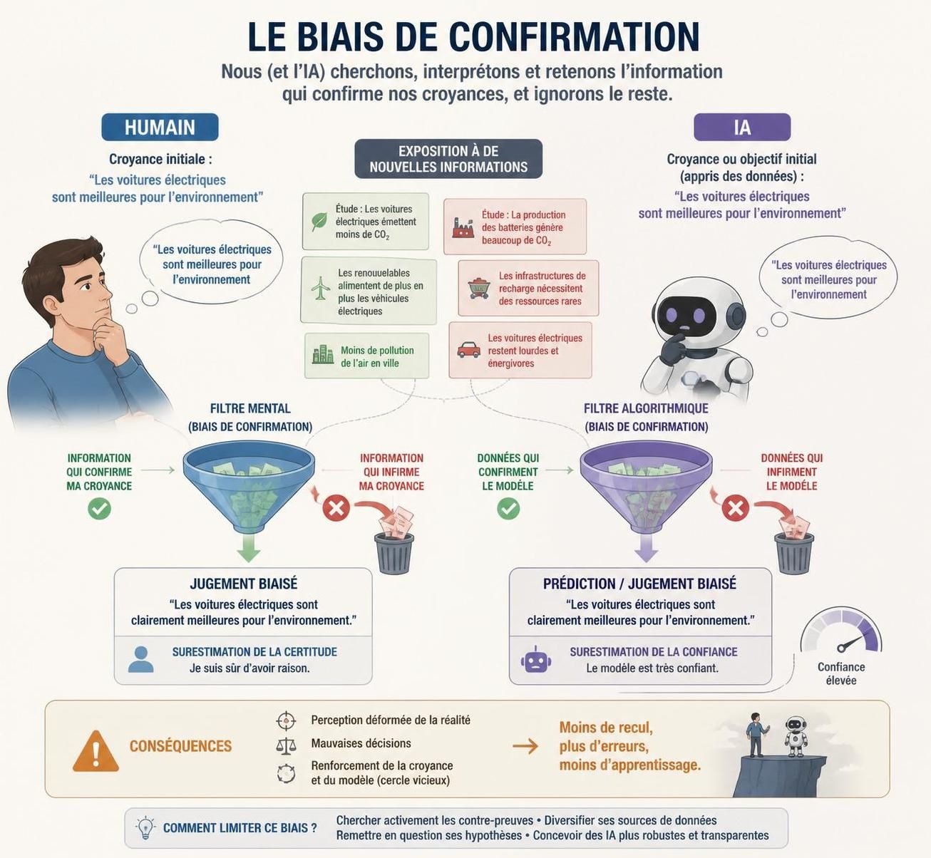 découvrez comment l'intelligence artificielle, en validant systématiquement nos choix, peut influencer et mettre en danger notre capacité de jugement critique.