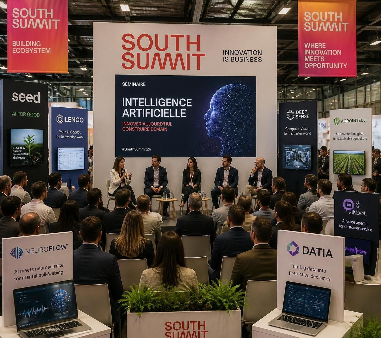 découvrez au south summit pourquoi l'ia est perçue comme une opportunité et non une menace, et comment un appel à une europe unifiée sans 27 frontières pourrait transformer l'innovation.
