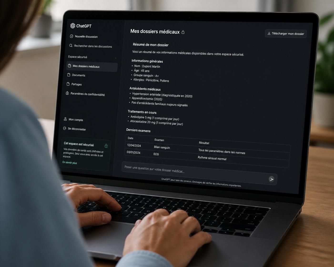 découvrez comment chatgpt innove avec un espace dédié au partage sécurisé des dossiers médicaux et analysez si cette fonctionnalité est adaptée à vos besoins.