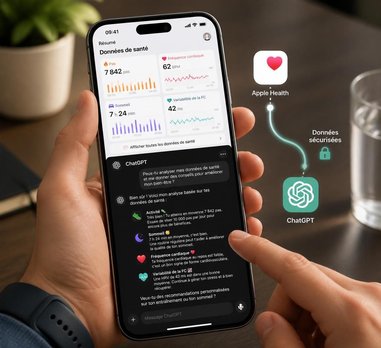 découvrez comment chatgpt utilise désormais vos données apple health pour vous offrir des recommandations personnalisées et adaptées à votre santé.