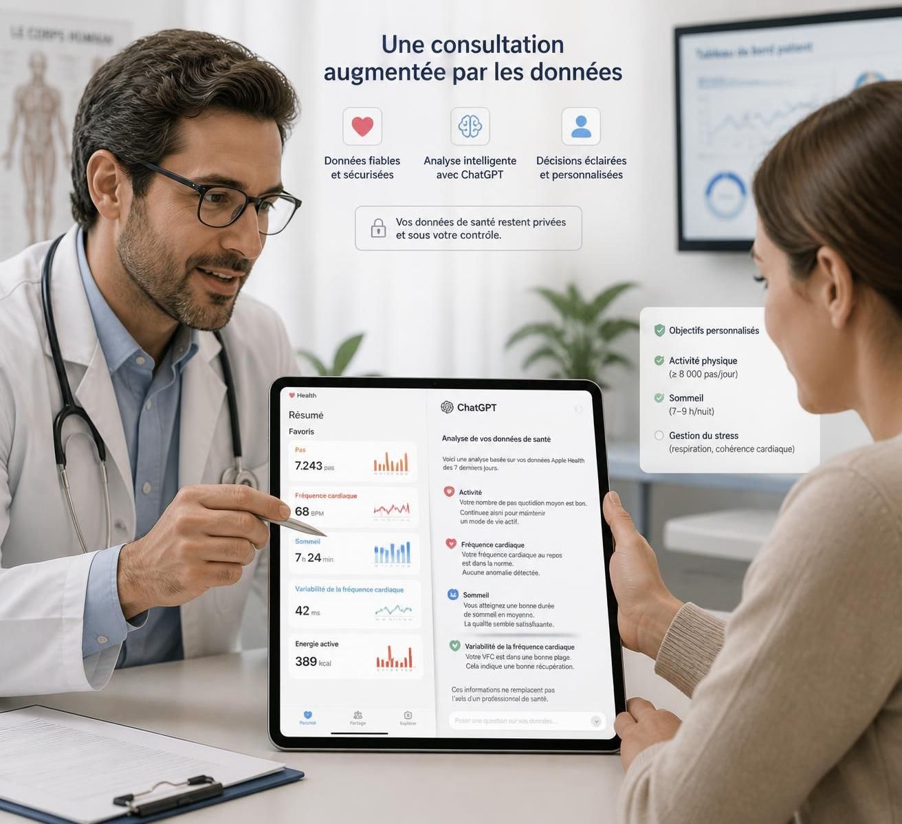 découvrez comment chatgpt utilise désormais vos données apple health pour vous offrir des recommandations encore plus personnalisées et adaptées à votre santé.