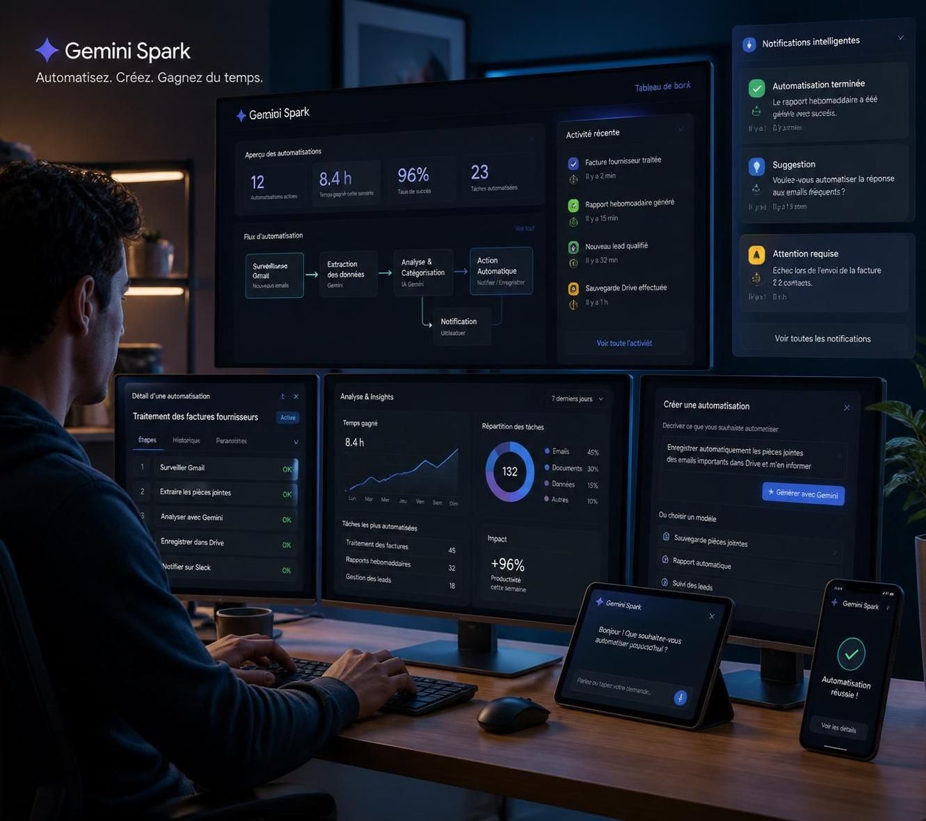 découvrez gemini spark, l'agent ia de google, désormais accessible à un prix abordable. profitez de la puissance de l'intelligence artificielle avancée pour faciliter vos tâches quotidiennes.