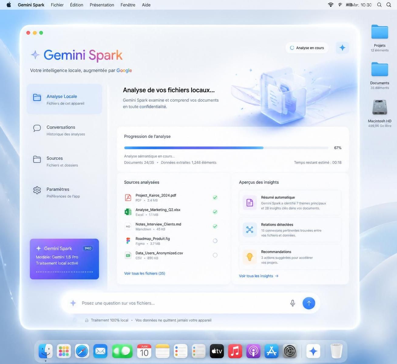 découvrez gemini spark de google pour macos, une ia innovante qui analyse efficacement vos fichiers locaux sur mac pour une gestion intelligente et simplifiée.