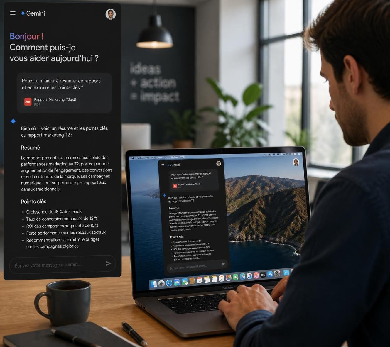 découvrez comment google gemini transforme l'expérience mac avec un contrôle vocal intelligent et une saisie précise, révolutionnant la productivité et l'ergonomie.