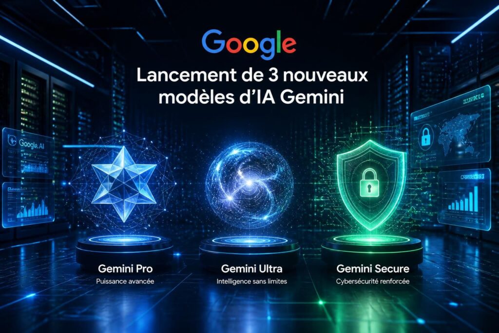 découvrez les trois nouveaux modèles d'ia gemini dévoilés par google, incluant un outil innovant dédié à la cybersécurité pour renforcer la protection numérique.