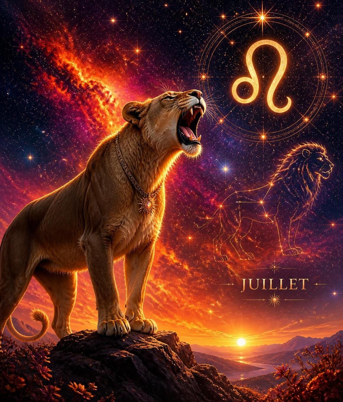 découvrez votre horoscope de la semaine du 5 au 11 juillet et laissez libre cours à votre passion rugissante pour vivre des journées intenses et inspirantes.