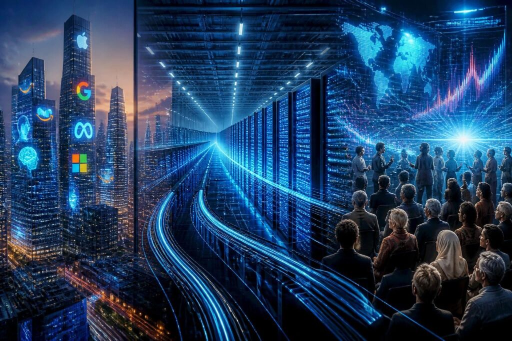 découvrez comment l'intelligence artificielle, les géants du numérique et les data centers transforment la scène politique en redéfinissant les clivages traditionnels au cœur de la révolution digitale.