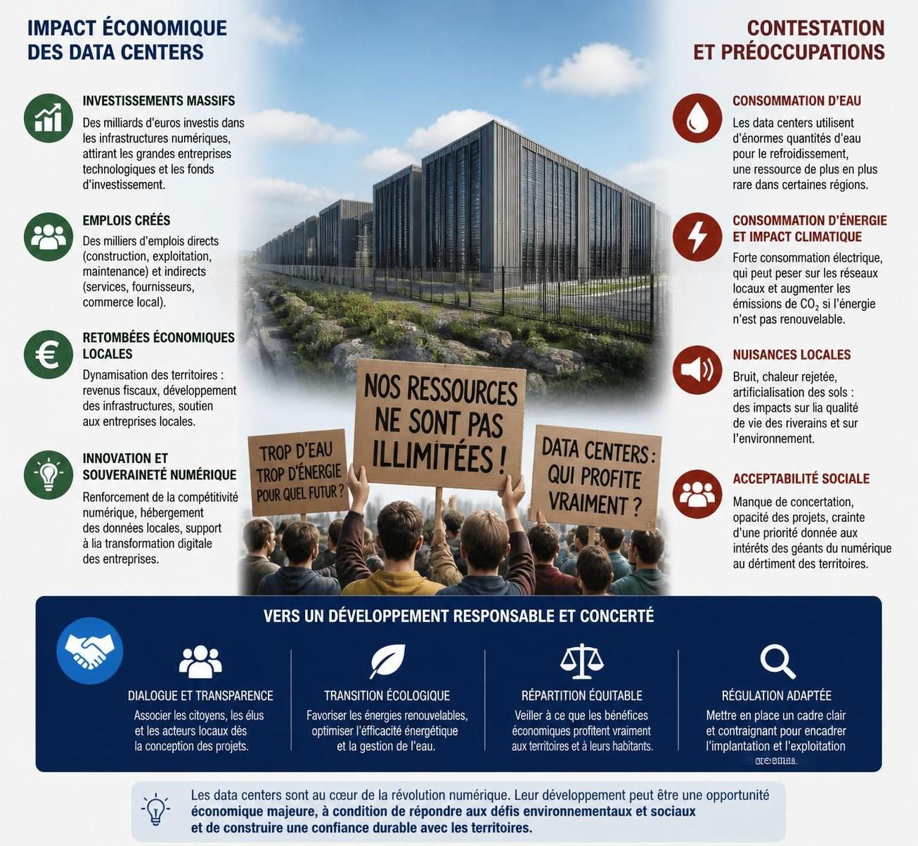 découvrez comment la montée de l'intelligence artificielle suscite une contestation citoyenne croissante autour des data centers aux états-unis, entre enjeux environnementaux et préoccupations sociales.