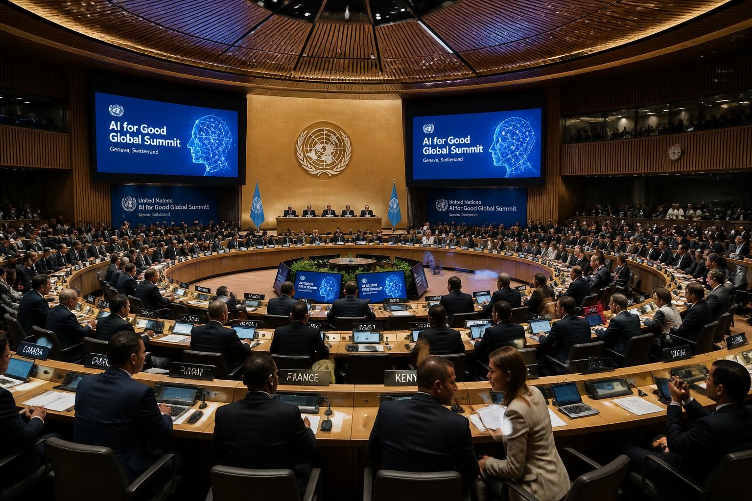 le secrétaire général de l’onu appelle à une régulation internationale de l'intelligence artificielle pour garantir un avenir sécurisé et responsable pour l’humanité.