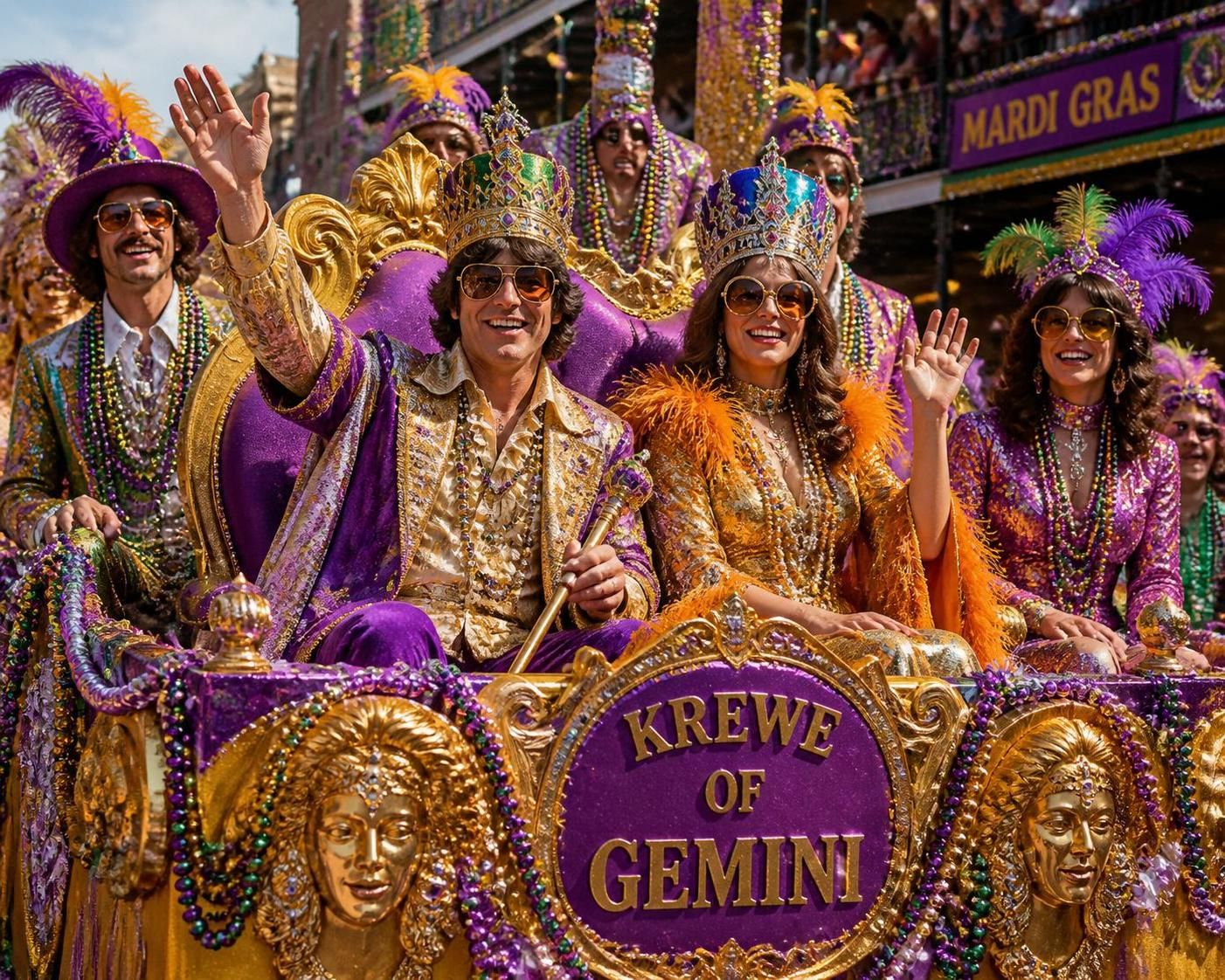 le krewe of gemini se prépare à célébrer sa 38e couronne royale annuelle, un événement festif incontournable alliant tradition et joie à new orleans.