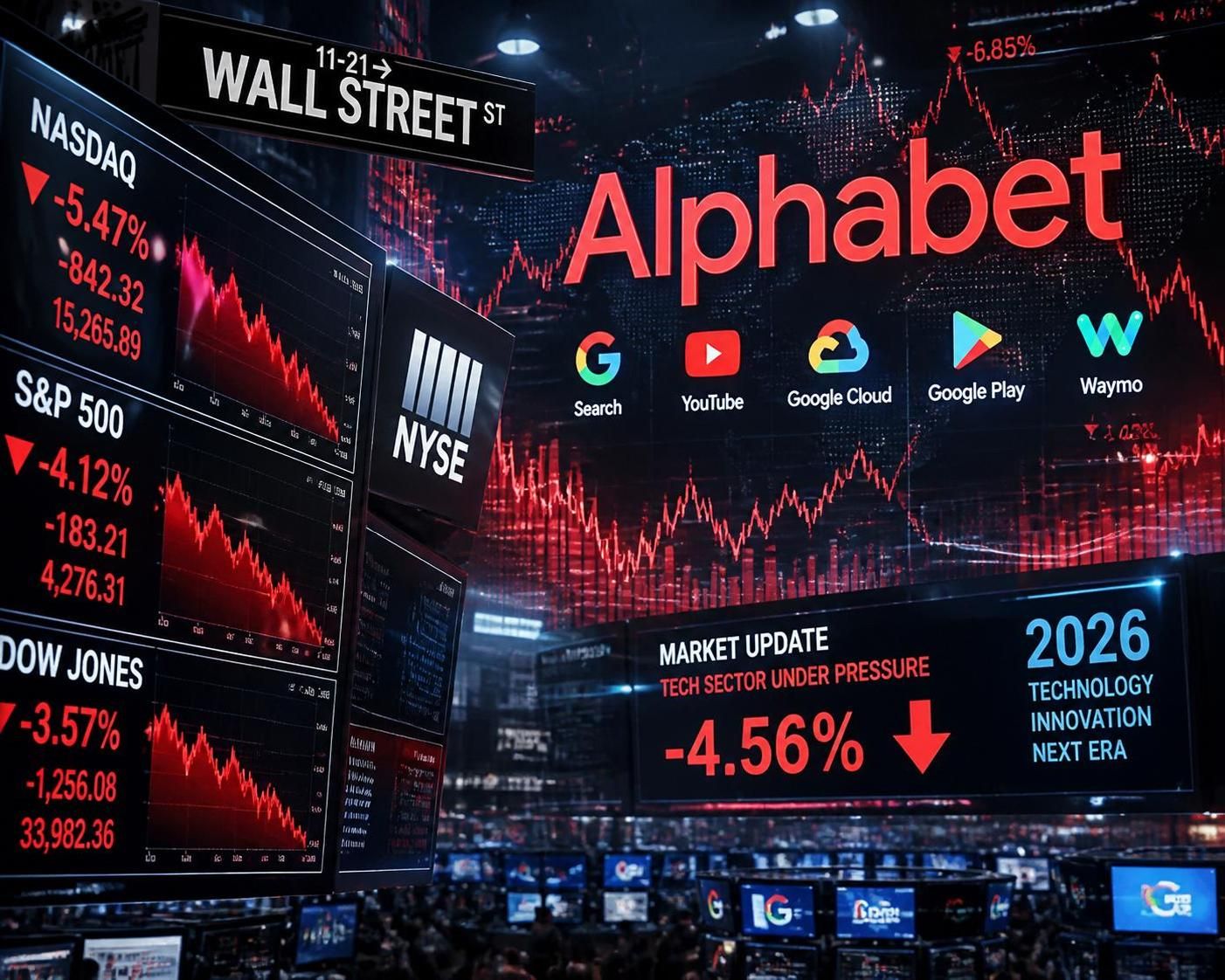 le cours de l'action alphabet chute après l'annonce d'un retard dans la sortie du modèle gemini 3.5 pro, impactant les investisseurs et le marché technologique.