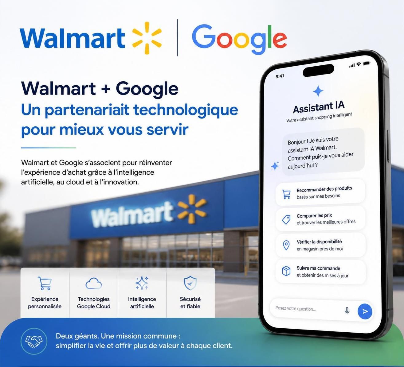 découvrez comment la mise sur l'ia de google par walmart va révolutionner le shopping intelligent et quelles actions en bénéficieront.