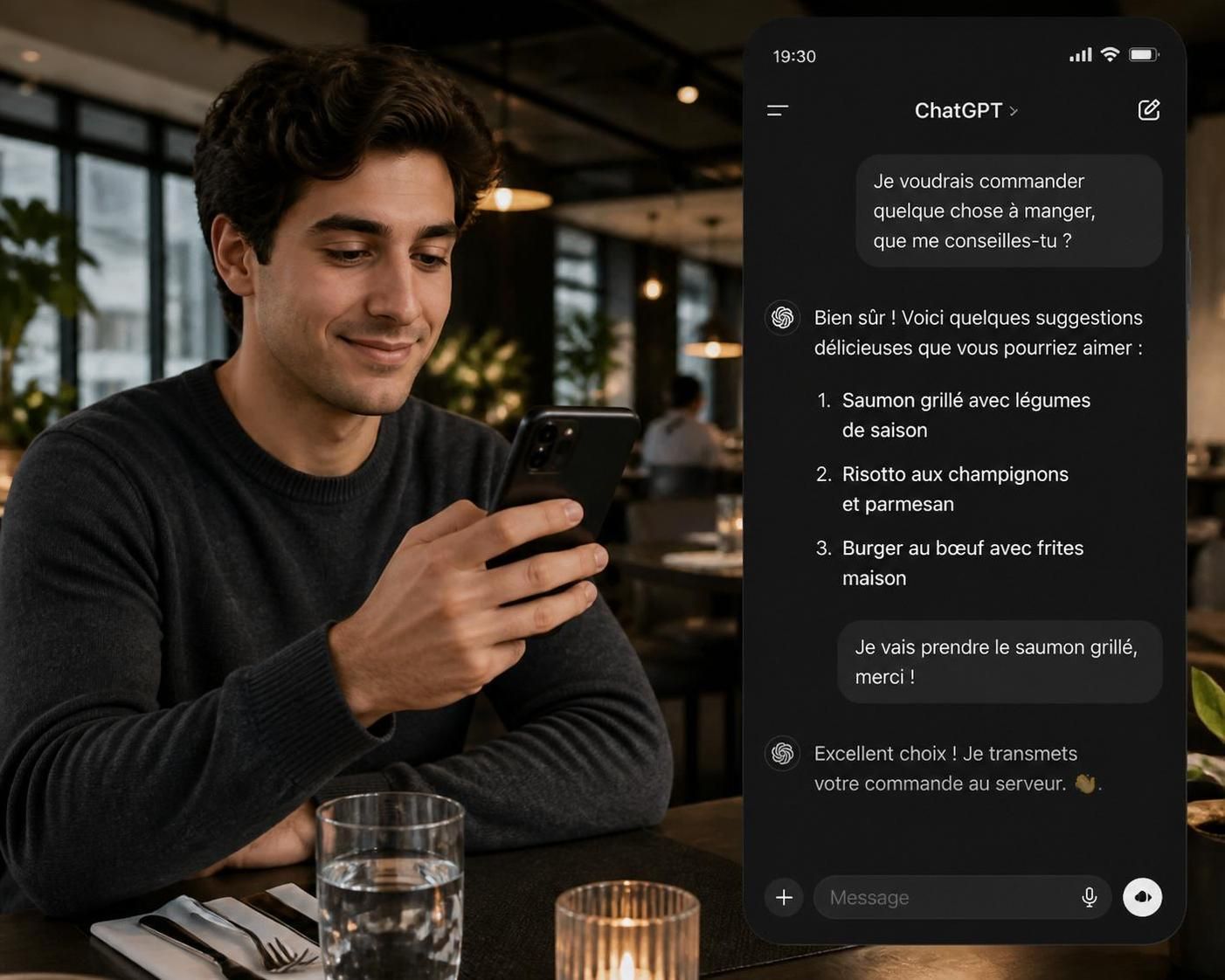 découvrez comment les restaurants peuvent désormais recevoir des commandes directement via chatgpt et claude grâce à une nouvelle intégration innovante, facilitant ainsi la prise de commandes et améliorant l'expérience client.