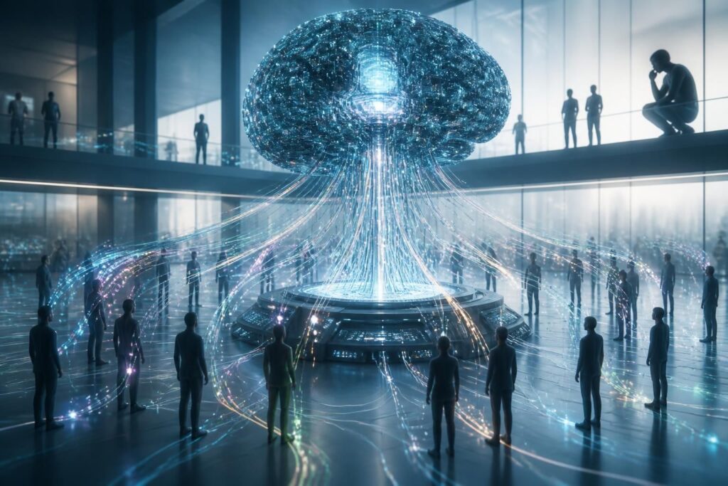 découvrez comment l'intelligence artificielle utilise nos données et explorez les acteurs responsables de son éducation et de son développement.