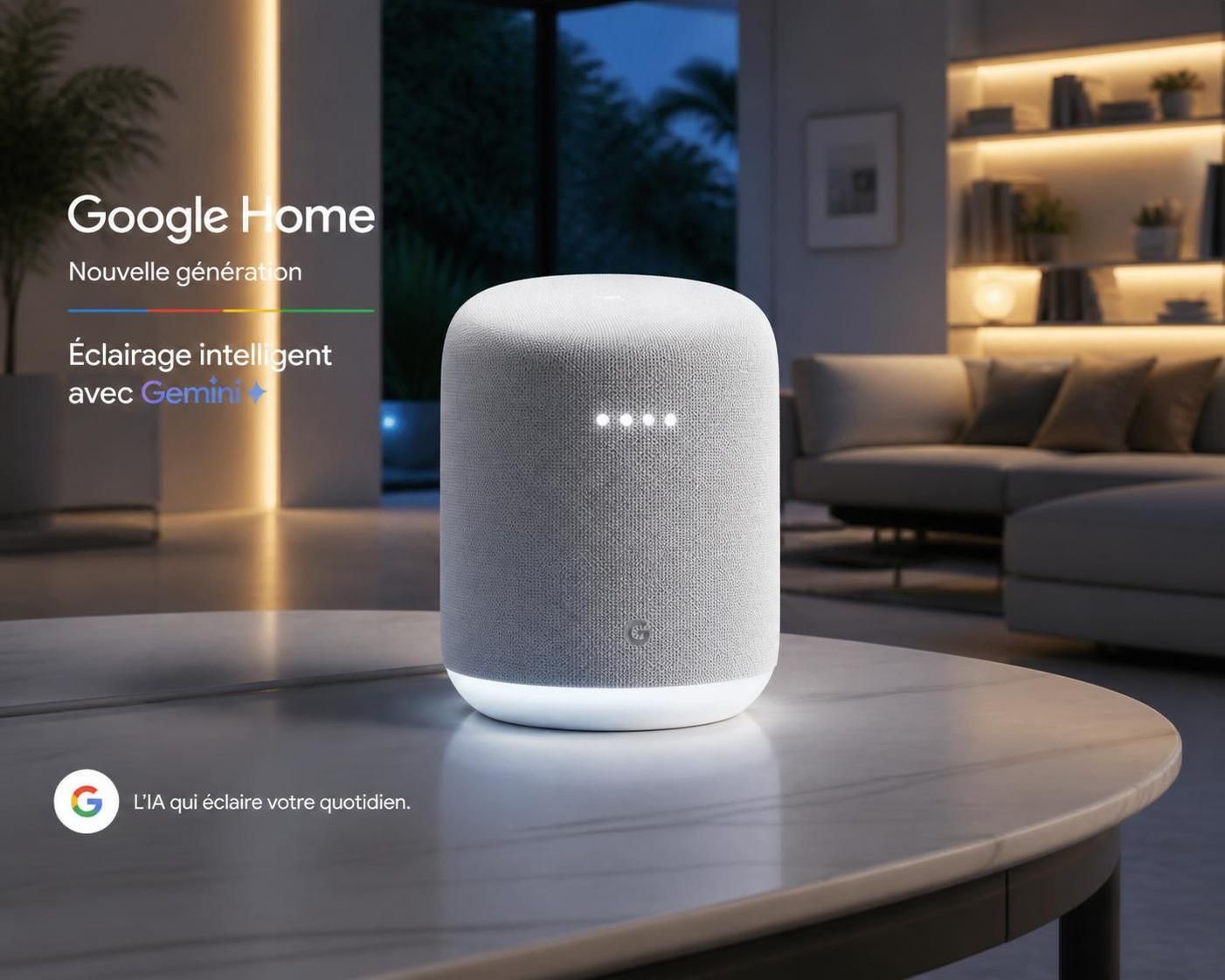 découvrez comment la nouvelle enceinte google home avec gemini transforme votre maison connectée grâce à ses fonctionnalités intelligentes avancées et une qualité sonore exceptionnelle.