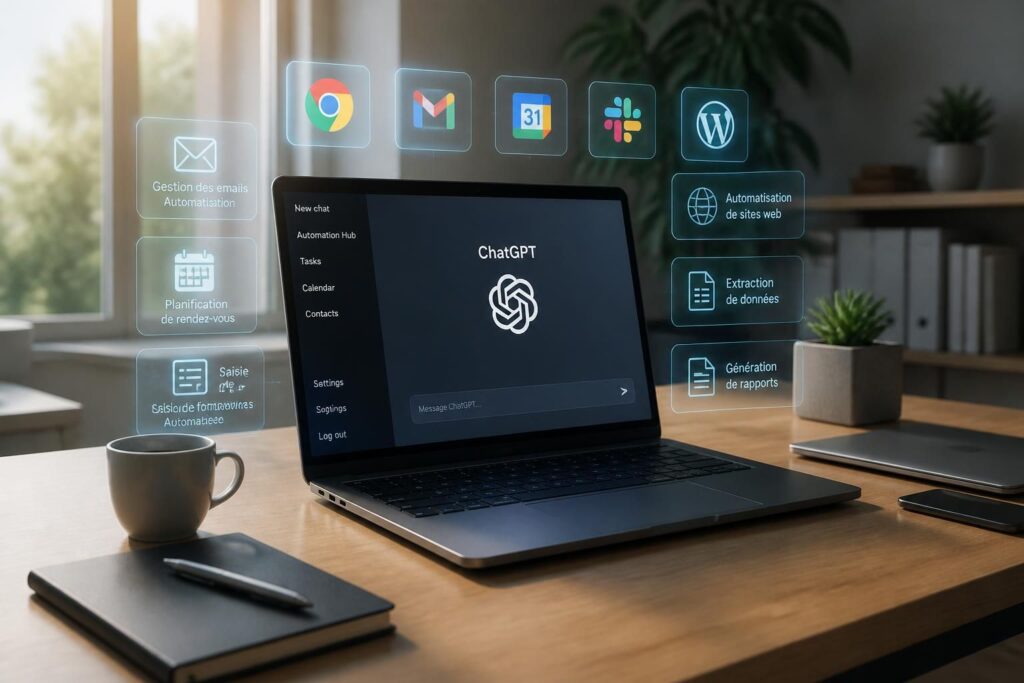 découvrez chatgpt work, votre assistant intelligent capable de se connecter à des sites web et d'accomplir automatiquement des tâches pour vous, simplifiant votre quotidien.
