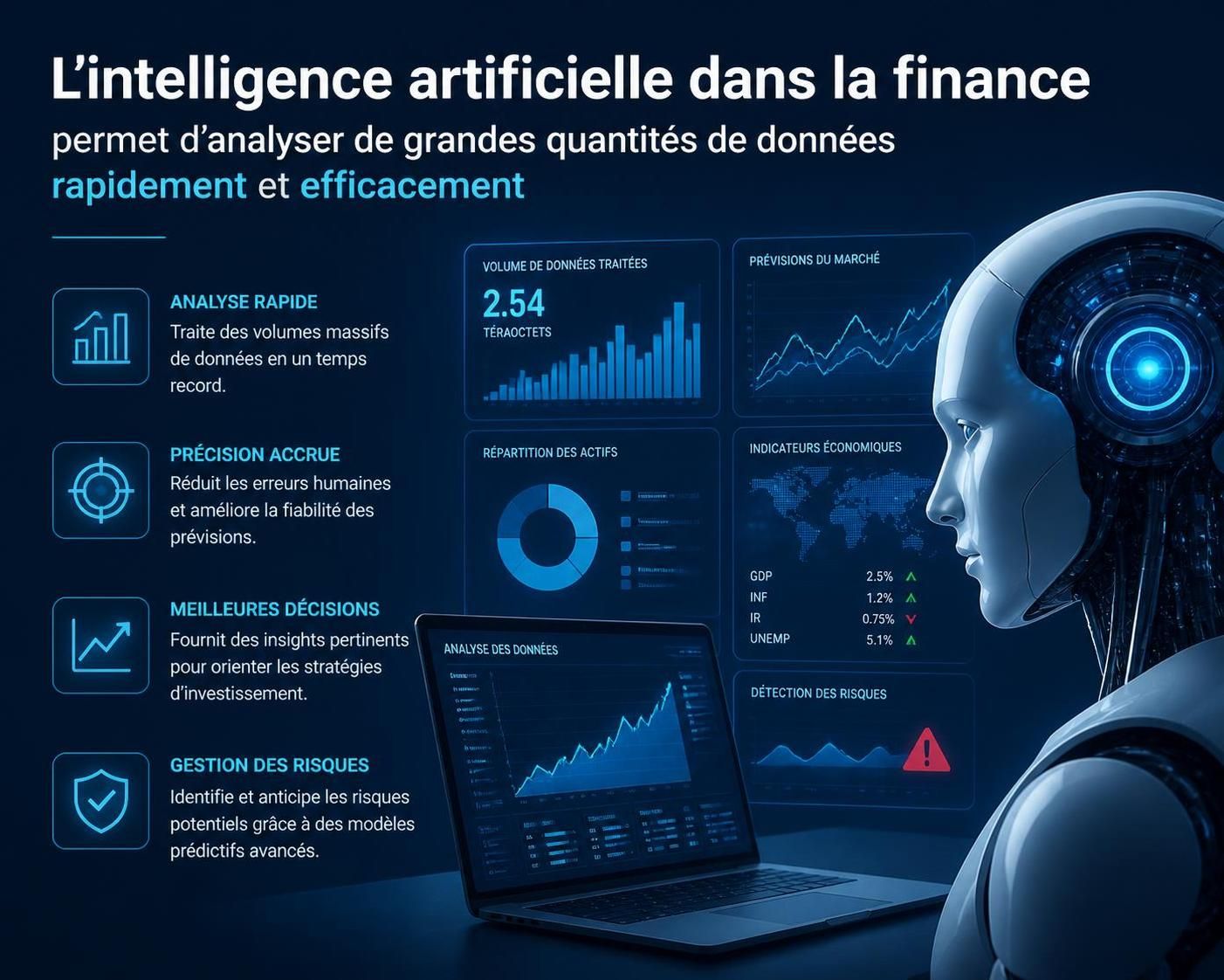 découvrez comment l'intelligence artificielle transforme les investissements dans le secteur des fintechs en optimisant les décisions, améliorant la sécurité et stimulant l'innovation financière.