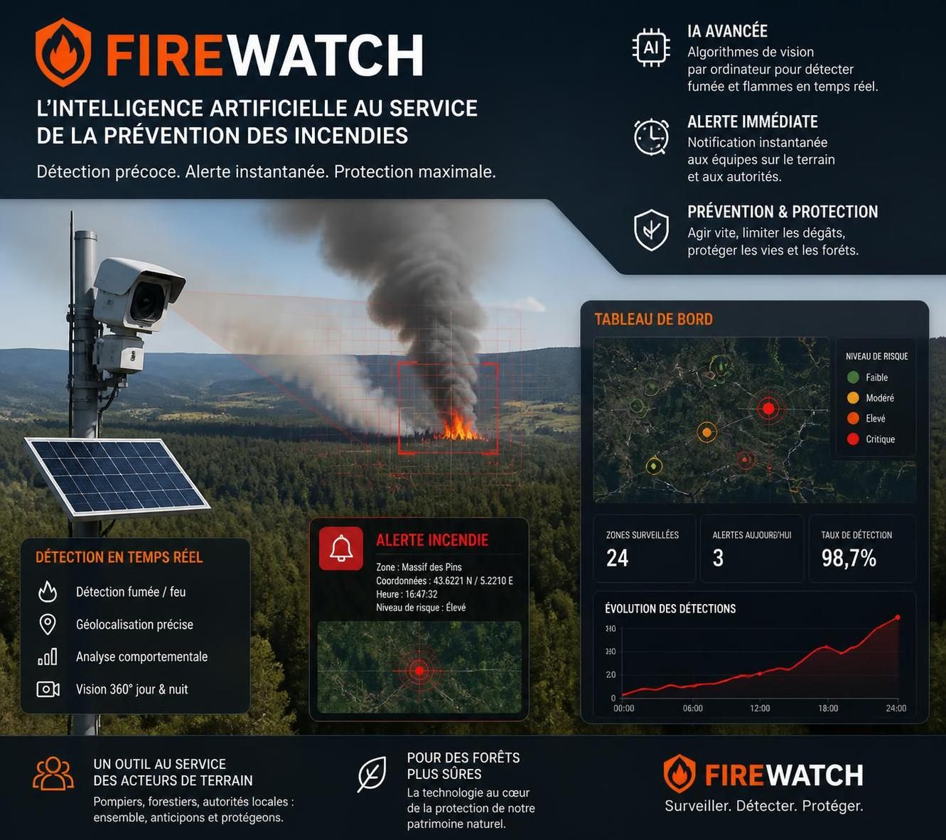 découvrez firewatch, l’intelligence artificielle innovante qui transforme la manière dont les pompiers interviennent, améliorant la rapidité et l'efficacité des opérations de secours.