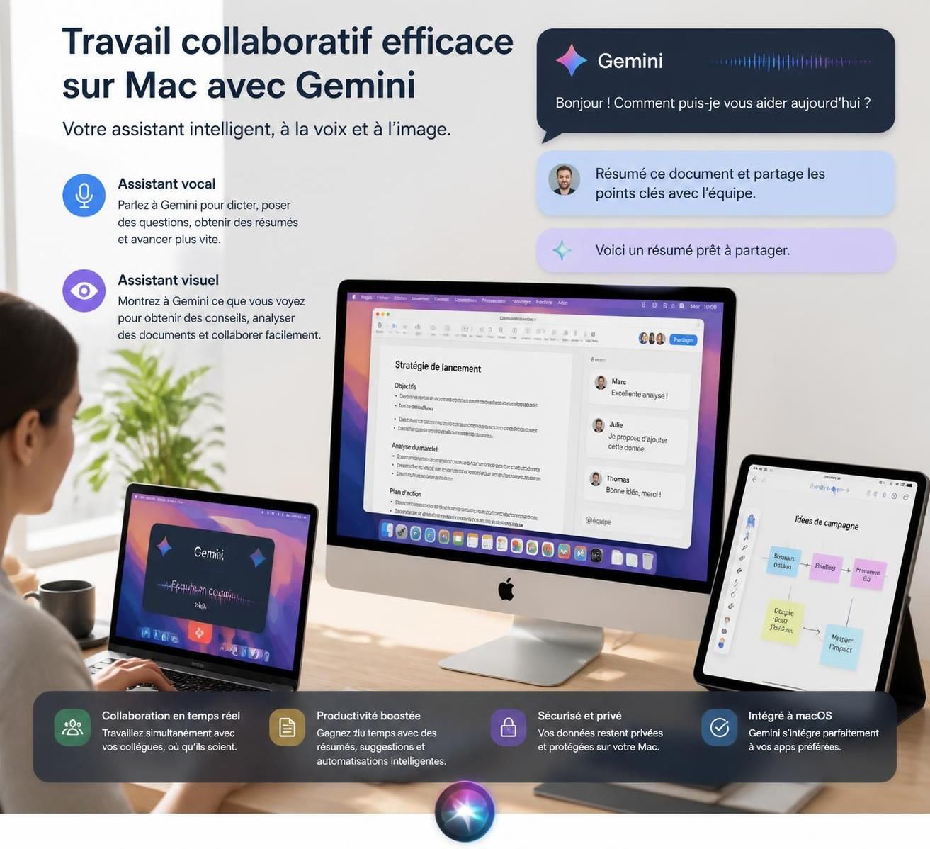 découvrez gemini sur mac, la solution innovante qui transforme votre voix en texte et vous permet d'interagir grâce à sa reconnaissance visuelle avancée. simplifiez votre expérience utilisateur dès maintenant !