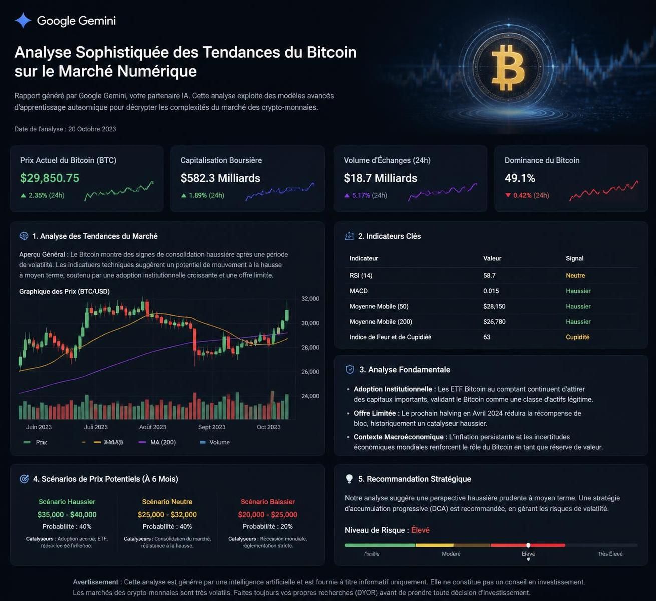 découvrez comment google gemini ai prédit un mouvement de prix du bitcoin totalement inattendu, révolutionnant l'analyse des marchés financiers.