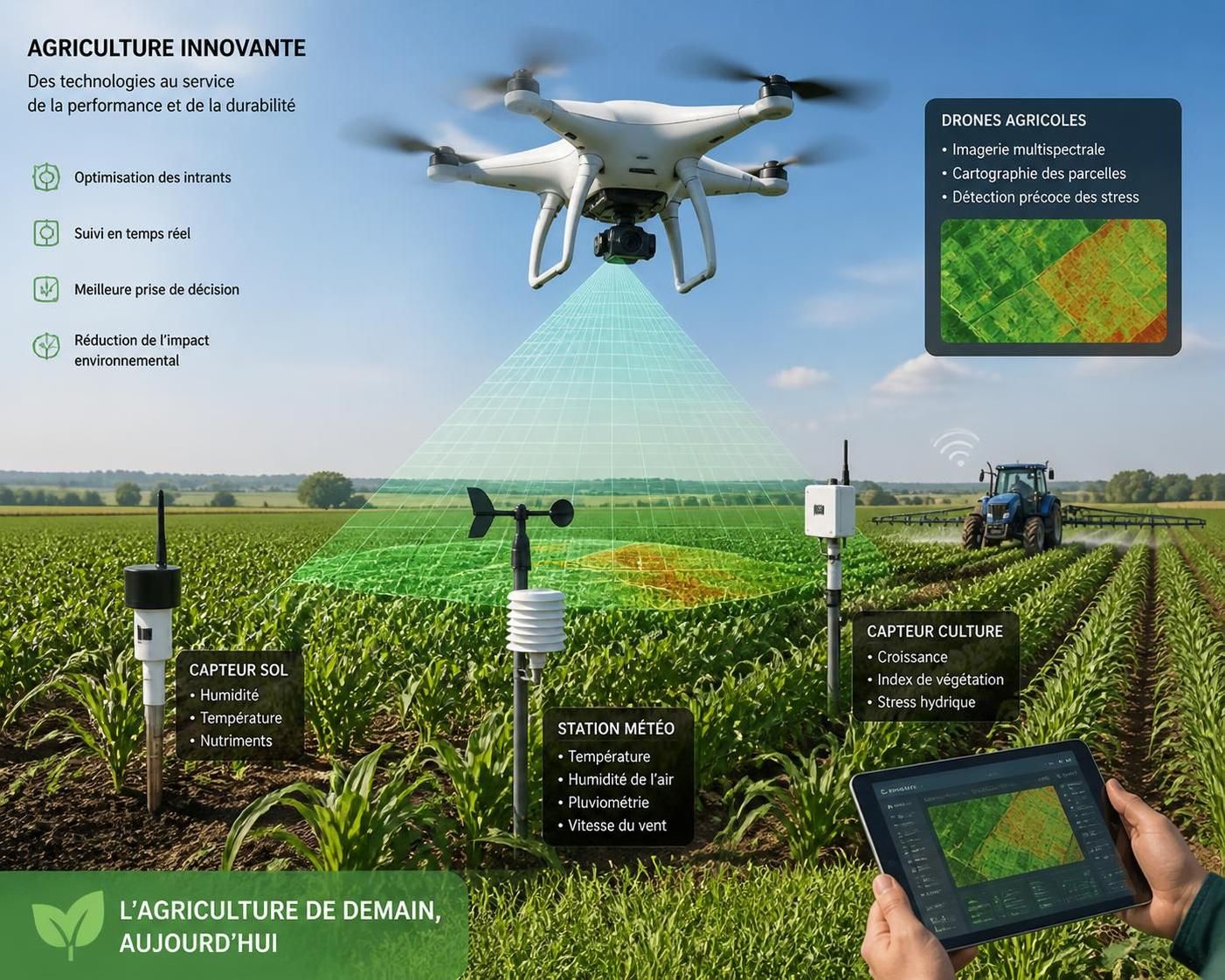 découvrez comment l'intelligence artificielle transforme l'agriculture tout en célébrant la lenteur et le rythme naturel du monde rural.