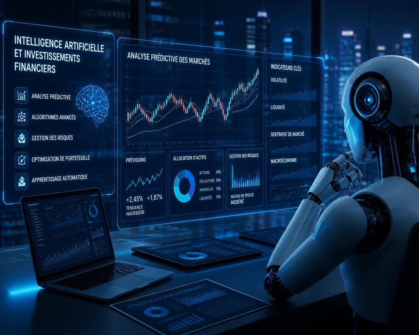 découvrez comment l'intelligence artificielle révolutionne la gestion financière et devient un allié fiable pour optimiser vos investissements.
