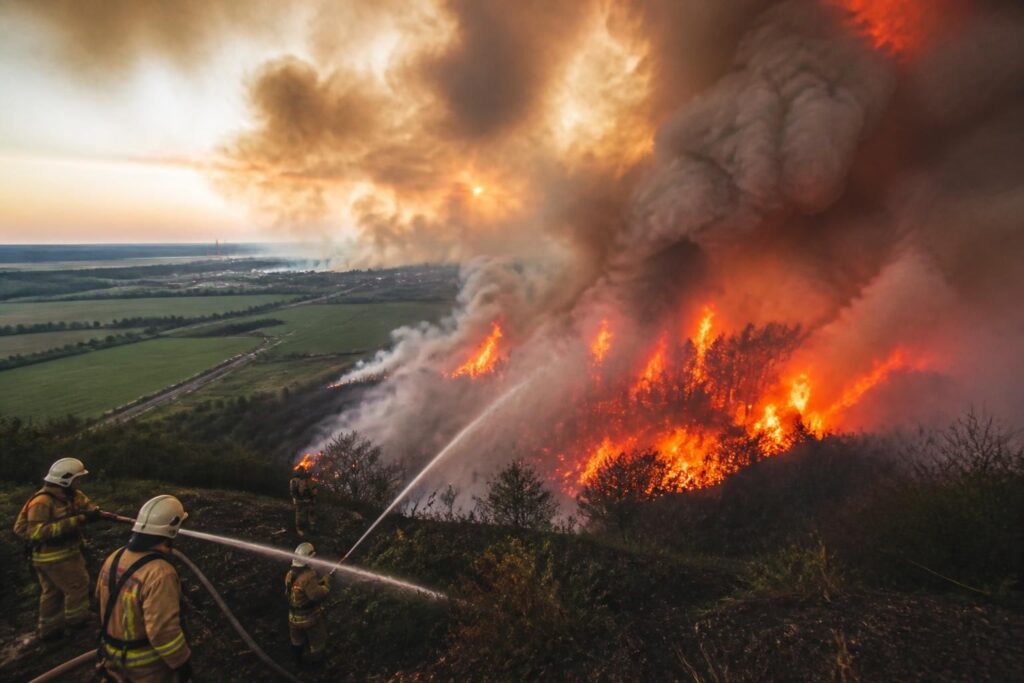 la belgique combat un incendie majeur qui progresse dangereusement vers l'allemagne, mobilisant d'importants moyens pour contenir le feu et protéger les populations.