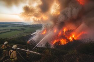 la belgique combat un incendie majeur qui progresse dangereusement vers l'allemagne, mobilisant d'importants moyens pour contenir le feu et protéger les populations.